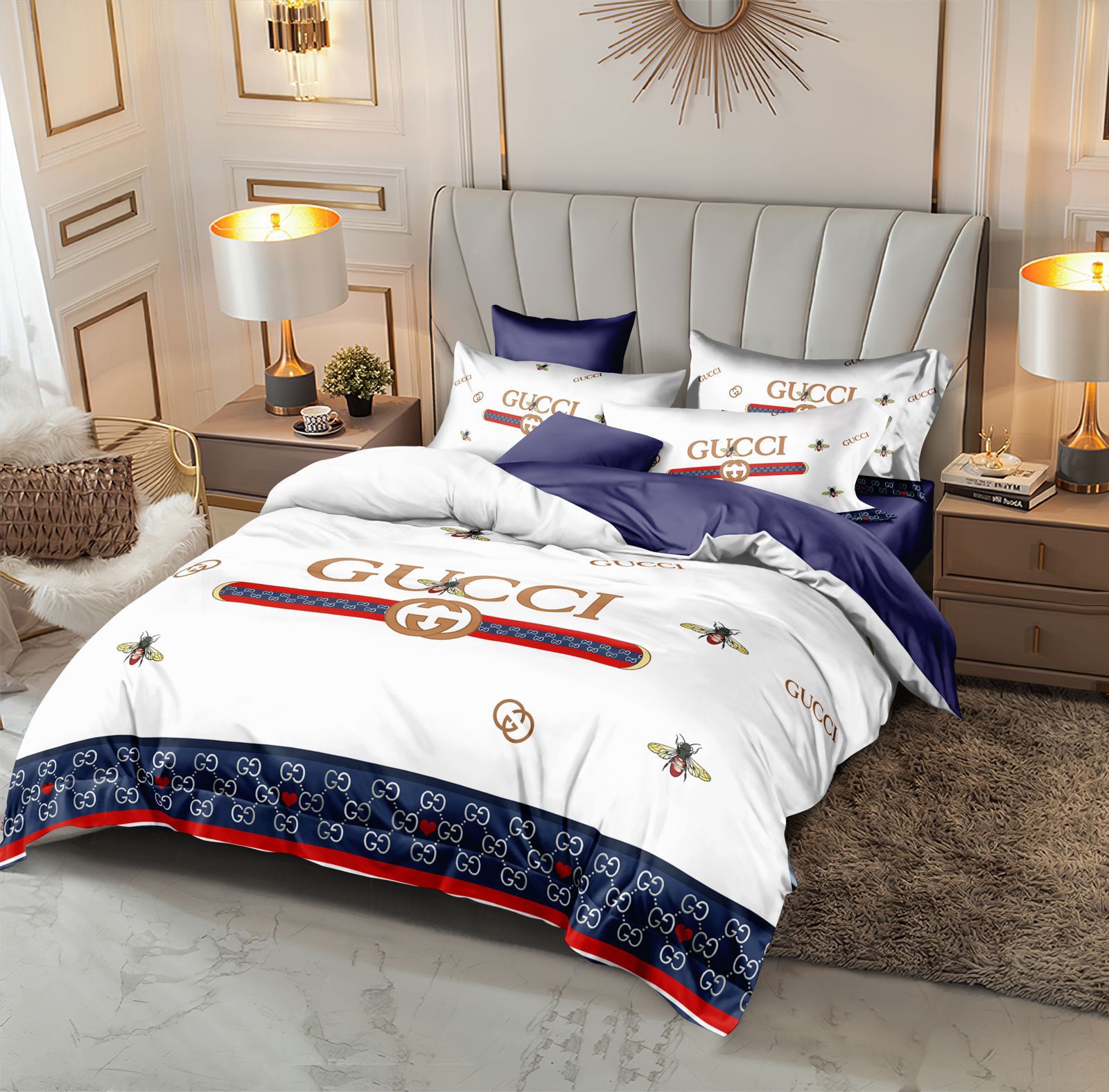 Master Quality Bed Sheet - 6 Pcs Set