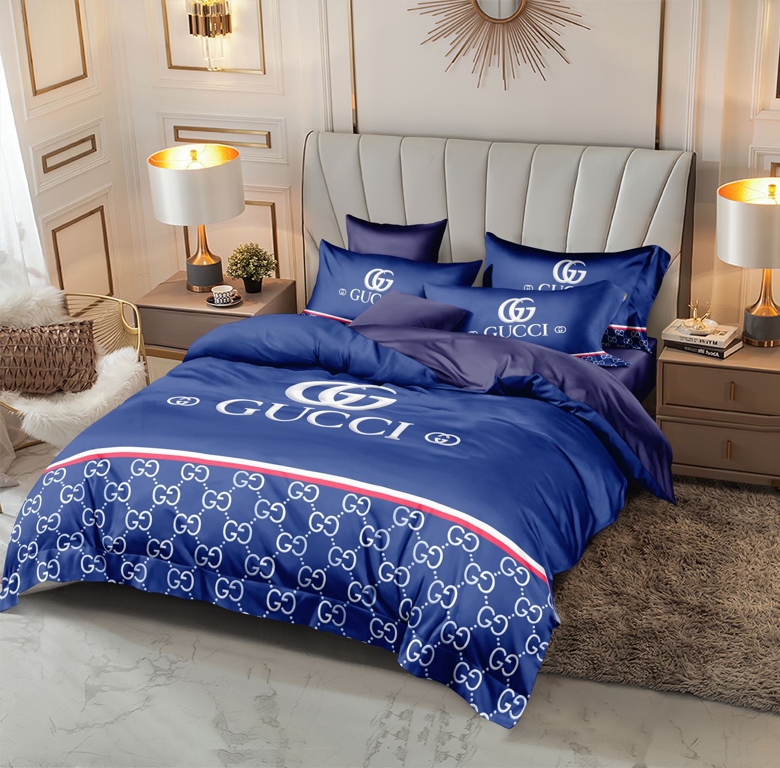 Master Quality Bed Sheet - 6 Pcs Set