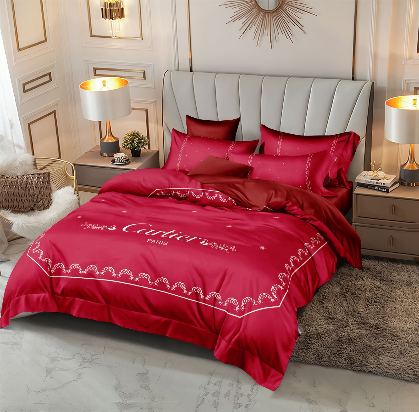 Master Quality Bed Sheet - 6 Pcs Set