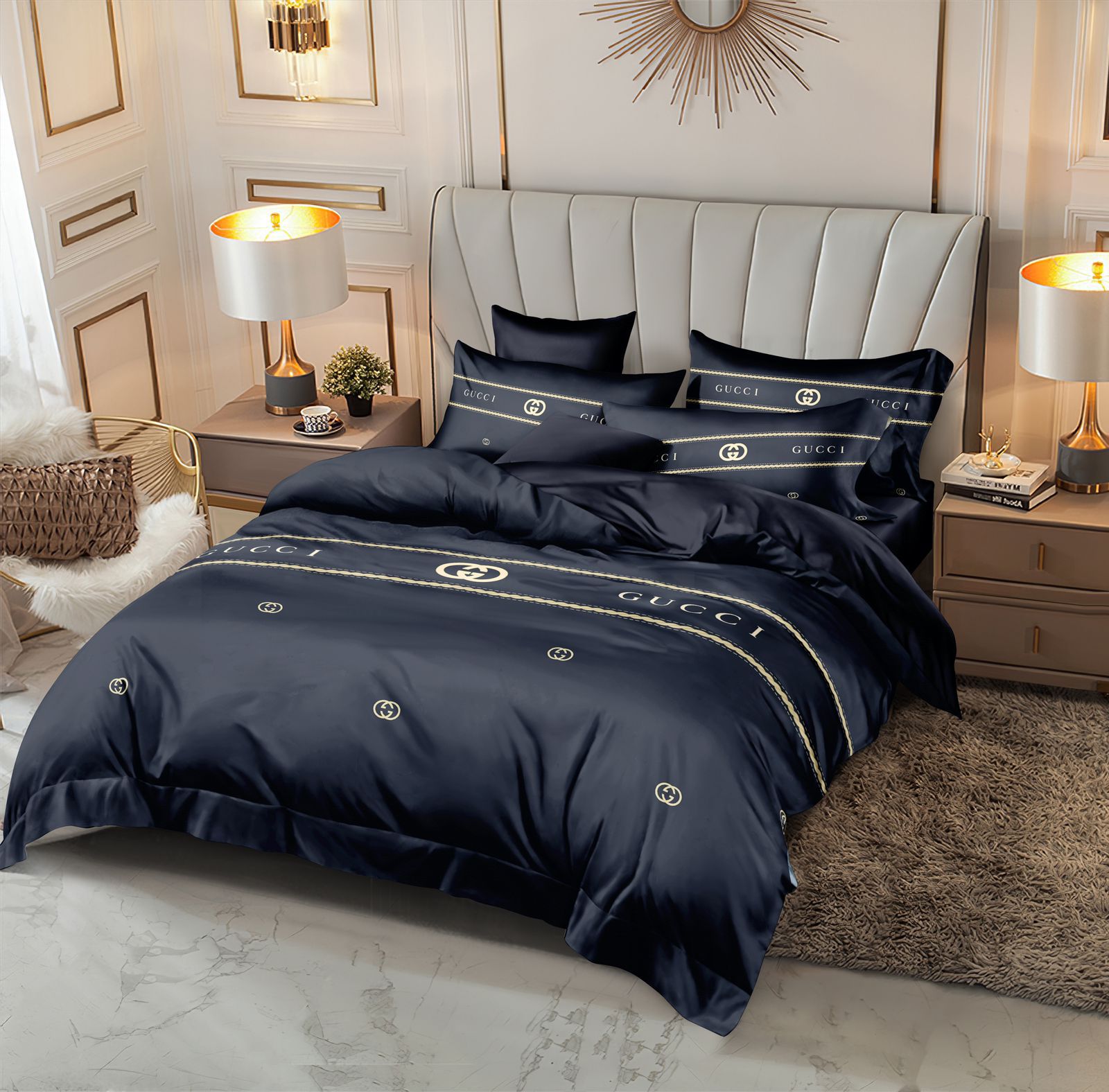 Master Quality Bed Sheet - 6 Pcs Set