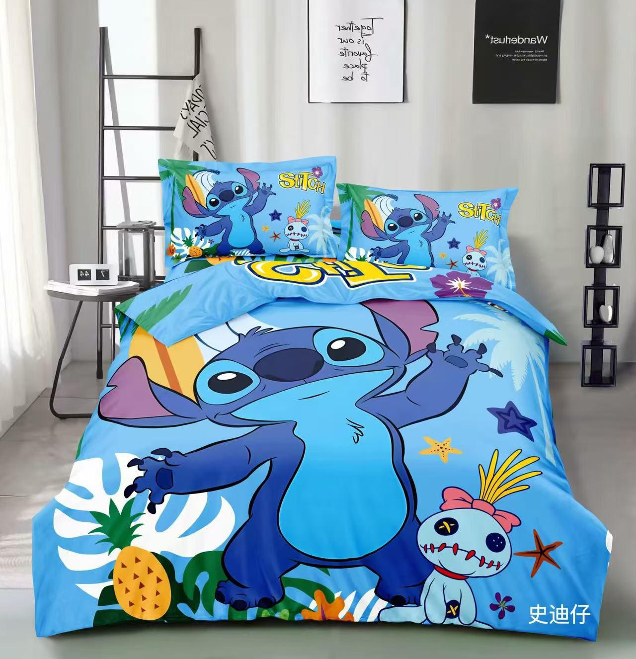 Kids Cartoon Bed Sheet Set - 4PC