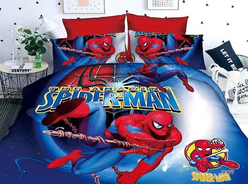 Kids Cartoon Bed Sheet Set - 4PC
