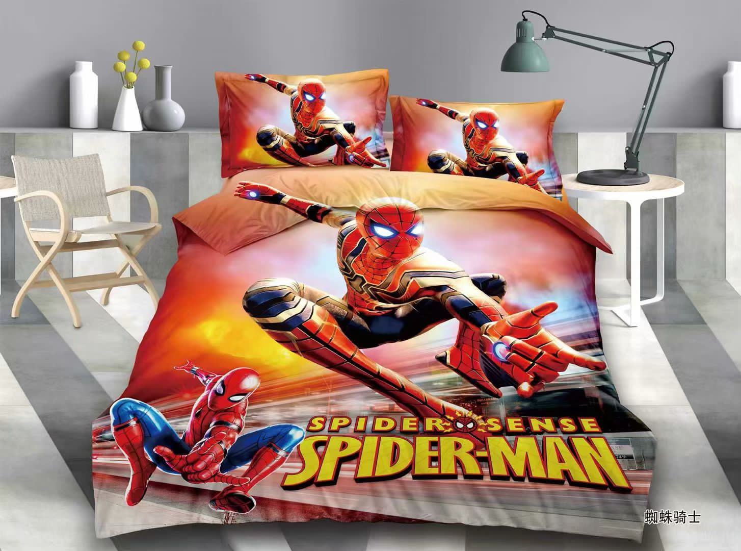 Kids Cartoon Bed Sheet Set - 4PC