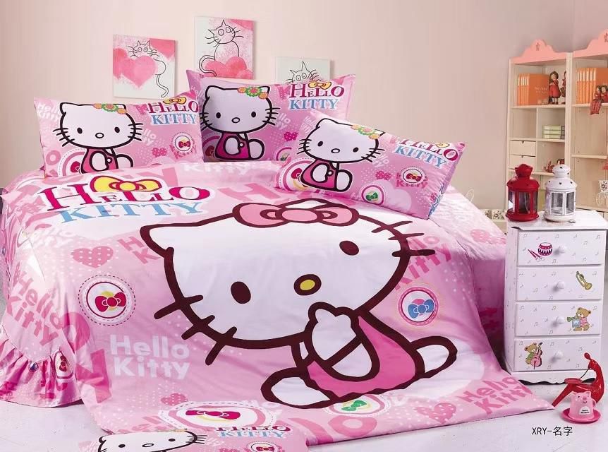 Kids Cartoon Bed Sheet Set - 4PC