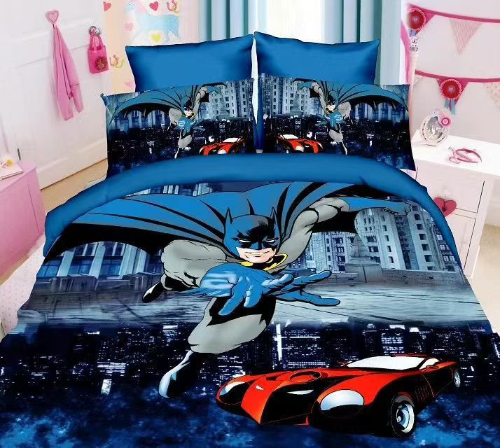 Kids Cartoon Bed Sheet Set - 4PC