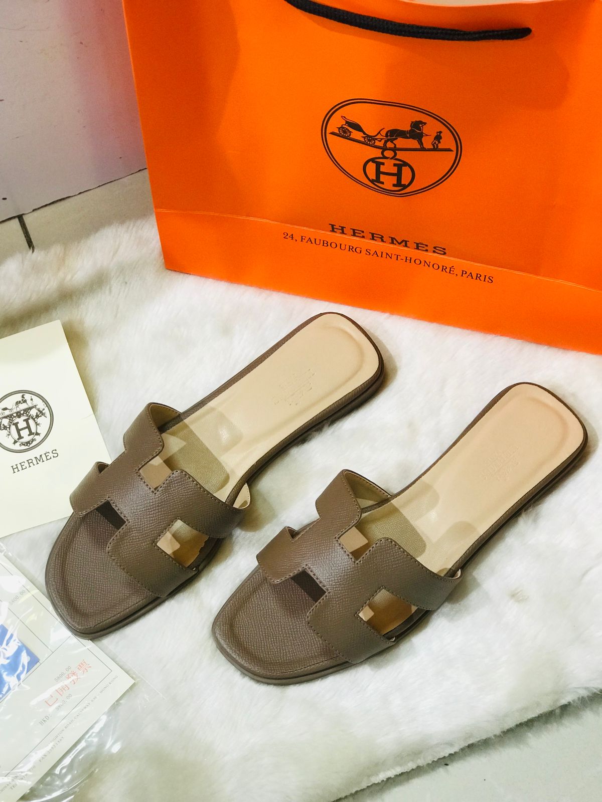 Hermes Ladies Slippers