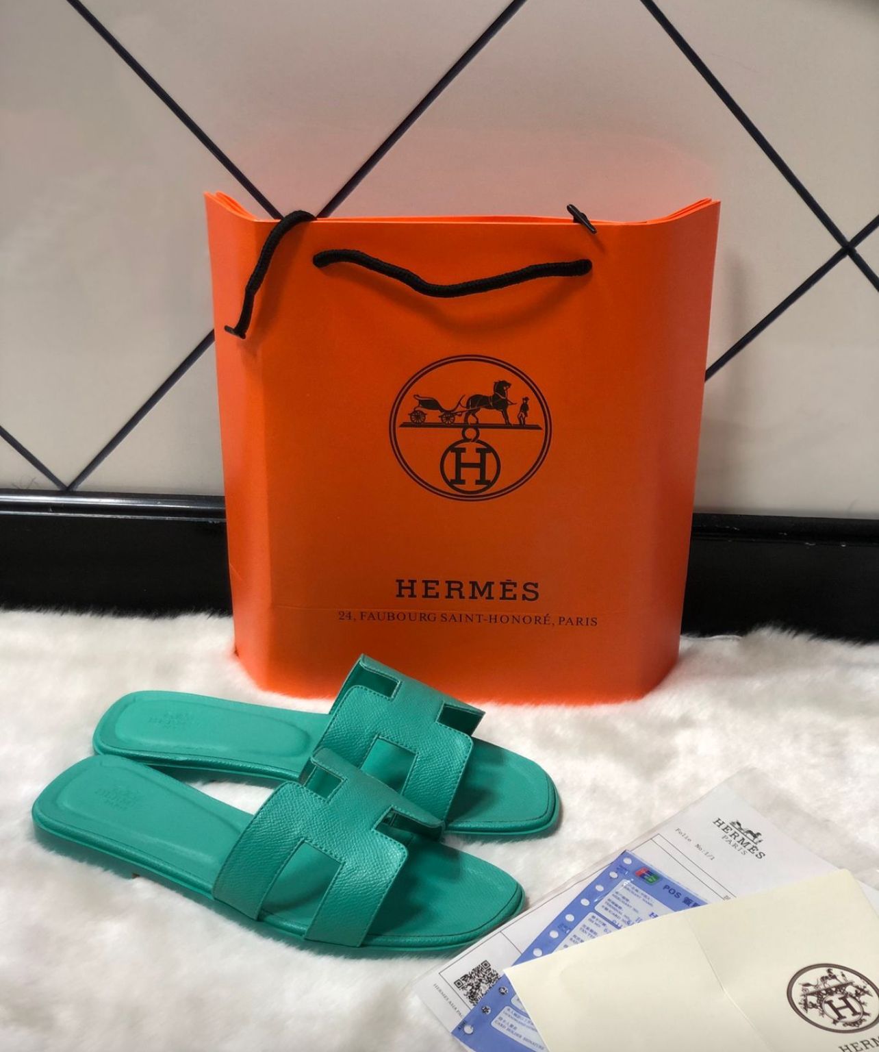 Hermes Ladies Slippers